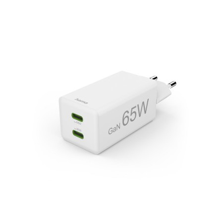 Cargador Mini 220V ``65W´´ 2xUSB-C  QC PD GaN  Bla
