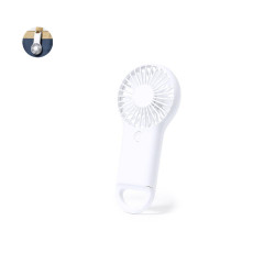 Ventilador de mano con enganche Blanco