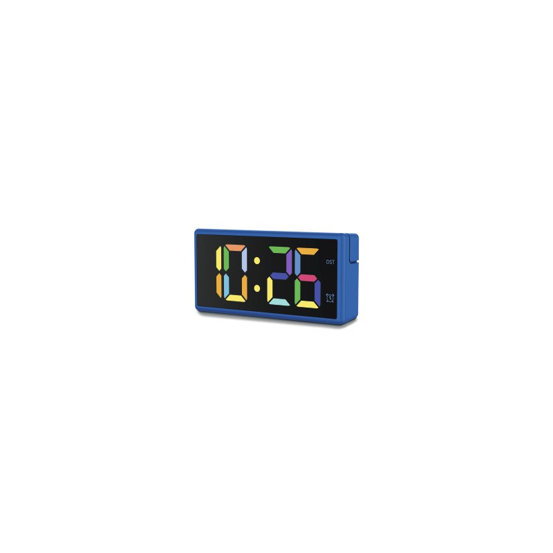 Reloj Despertador Digital Azul  Ibiza