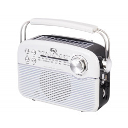 Radio portátil multibanda con energía solar  USB y