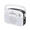 Radio portátil multibanda con energía solar  USB y