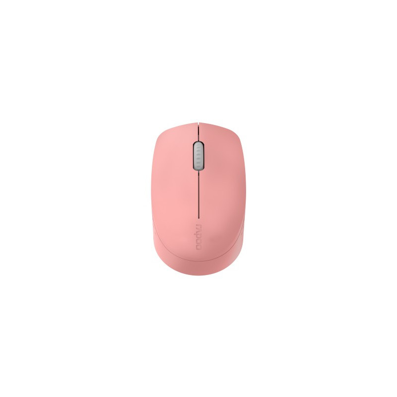 Ratón Rapoo M100 Silent Ratón Rosa Multi-Mode