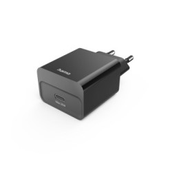 Cargador Rápido 230V  USB-C  PD  20 W  Negro