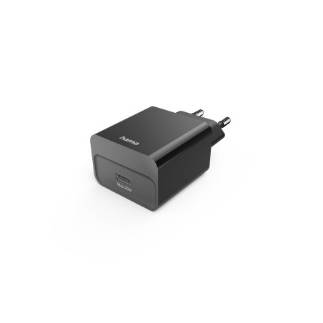 Cargador Rápido 230V  USB-C  PD  20 W  Negro