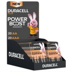 EXPOSITOR DURACELL PLUS POWER BOOST 20*AA 20*AAA 