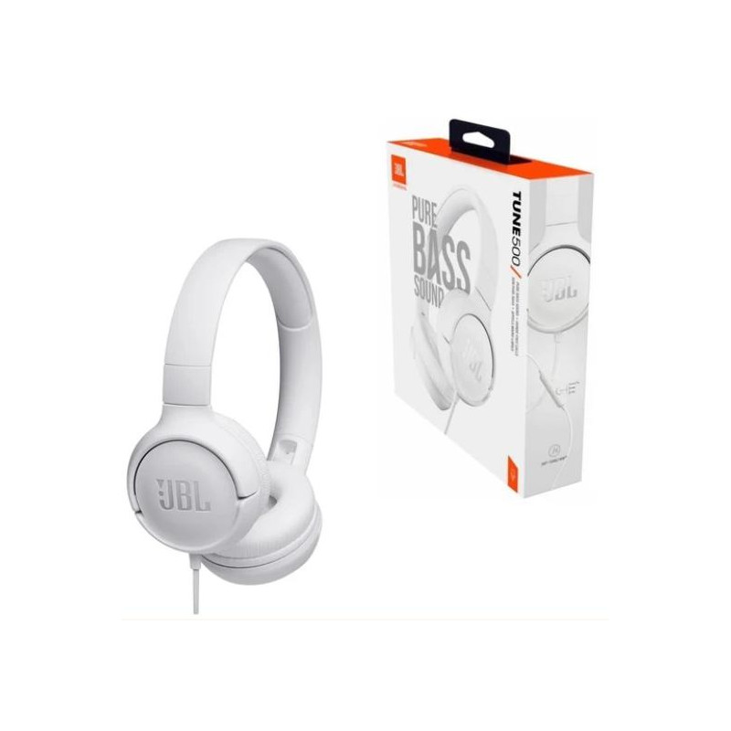 AURICULARES JBL DIADEMA CON MICROFONO TUNE BLANCO