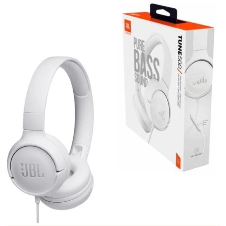 AURICULARES JBL DIADEMA CON MICROFONO TUNE BLANCO
