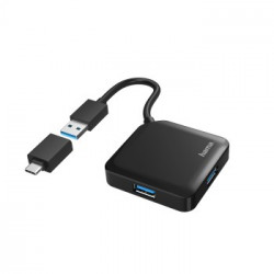 USB Hub  4 Puertos  5 Gbps  USB-C hama 