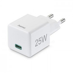 Cargador 220V ``25W´´ USB-C QC PD Blanco