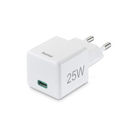 Cargador 220V ``25W´´ USB-C QC PD Blanco