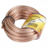 Cable Audio OFC 2x2 5 mm 10 m Transparente