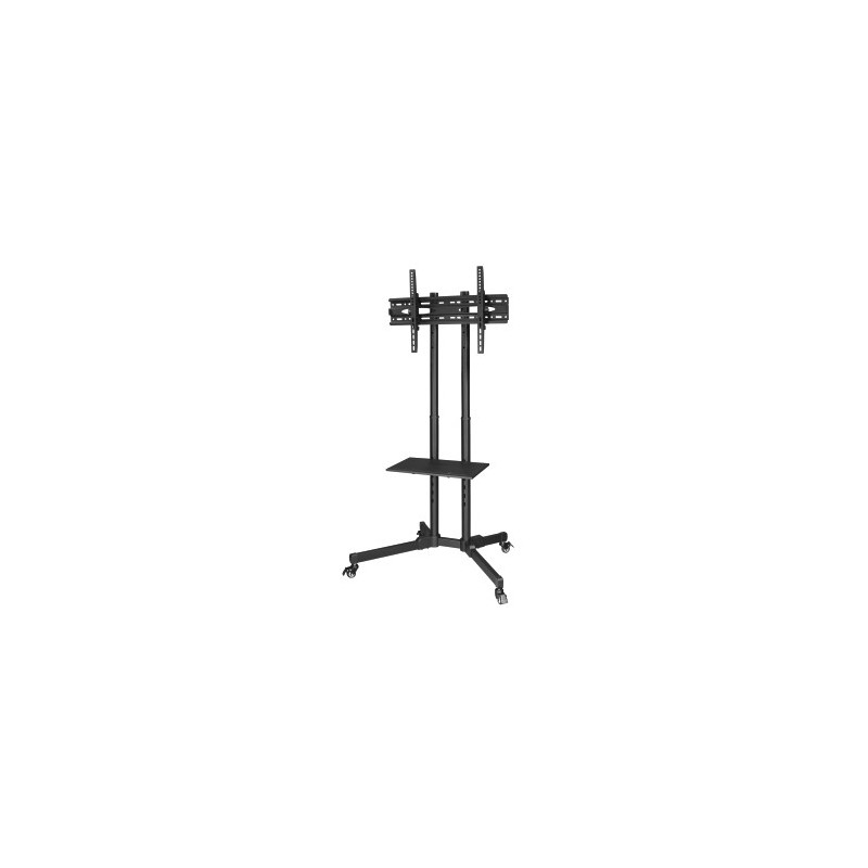 Soporte TV Suelo 600x400 Trolley 32´´-75´´ Negro Soporte TV Suelo 600x400 Trolley 32´´-75´´ Negro