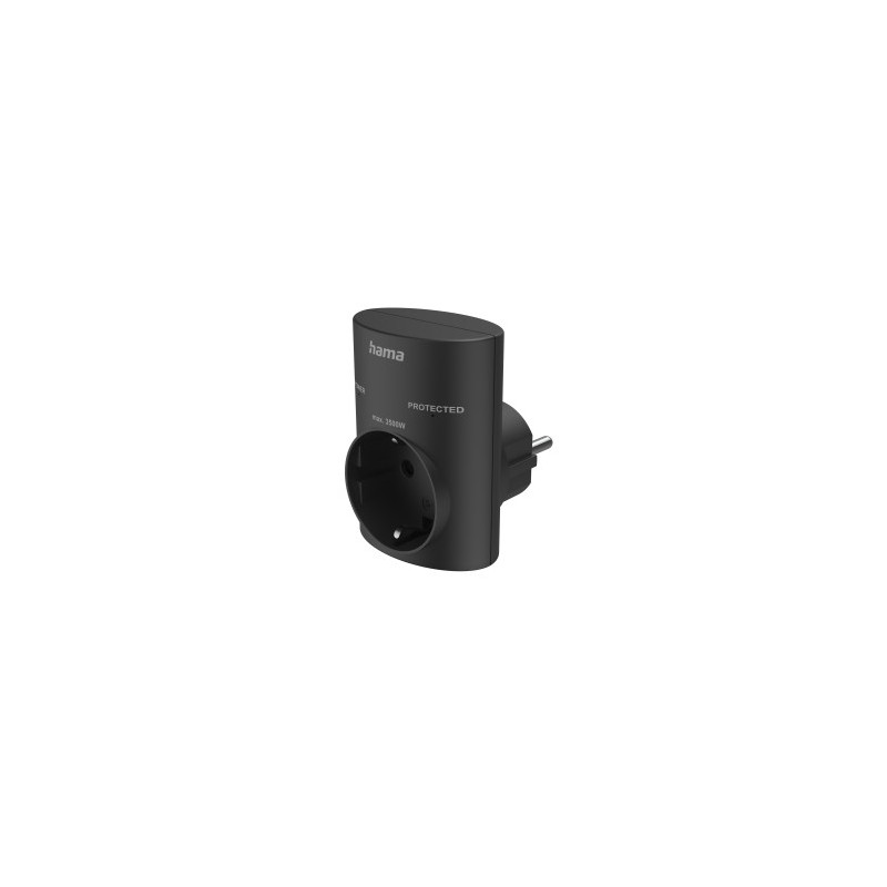 Protector de Sobretensión Negro Protector de Sobretensión Negro