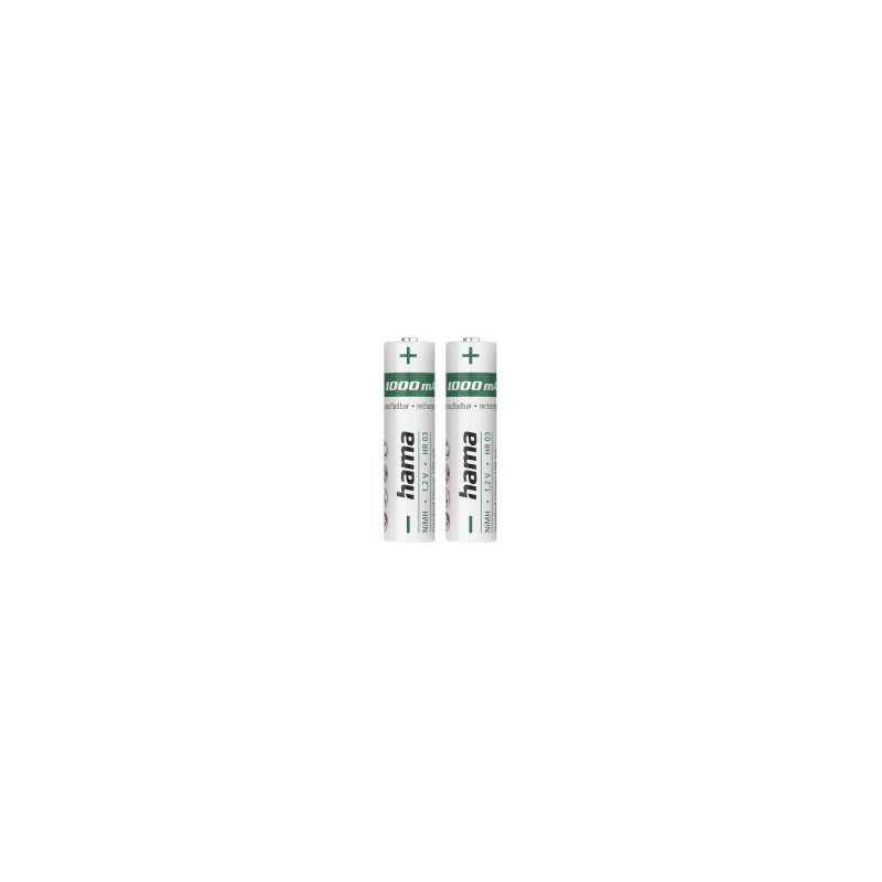 2 Pilas Rec NI-MH 1000mAh 1 2V
