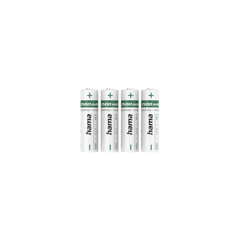 4 Pilas Rec NI-MH 2500 mAh 1 2V Reales 4 Pilas Rec NI-MH 2500 mAh 1 2V Reales