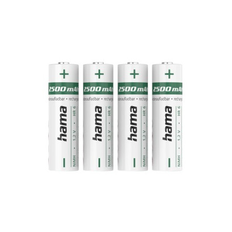4 Pilas Rec NI-MH 2500 mAh 1 2V Reales
