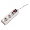 Regleta 3 Tomas Interruptor 1 4m Blanca