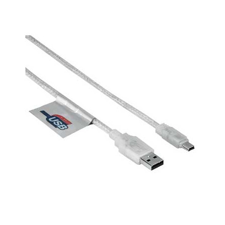 Cable de USB de tipo A a Mini USB B 1 8m hama