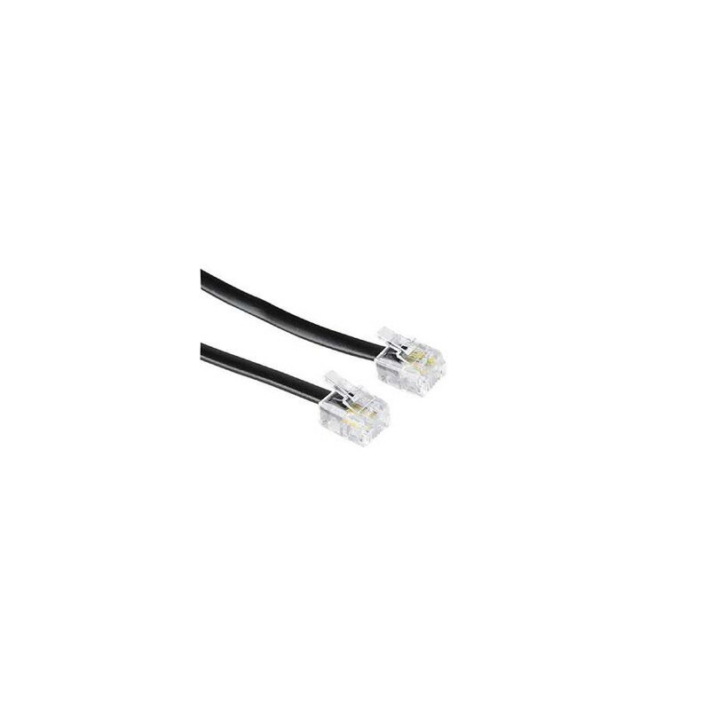 Cable 6p4c M-6p4c M 10m Negro HAMA Cable 6p4c M-6p4c M 10m Negro HAMA