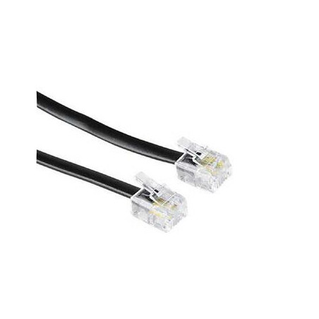 Cable 6p4c M-6p4c M 10m Negro HAMA