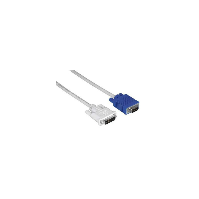Cable DVI-I Macho a VGA Macho 1 8m hama