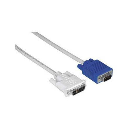 Cable DVI-I Macho a VGA Macho 1 8m hama