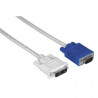 Cable DVI-I Macho a VGA Macho 1 8m hama