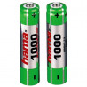 Pilas Recargables AAA Ni-MH 1000mAh Reales