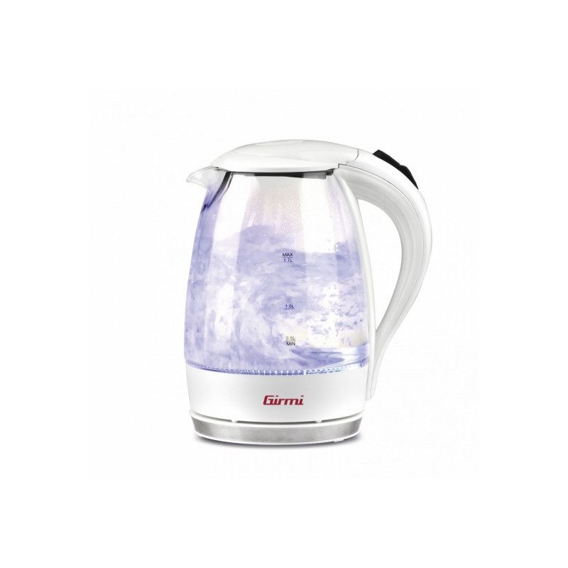 kettle de cristal y blanco GIRMI