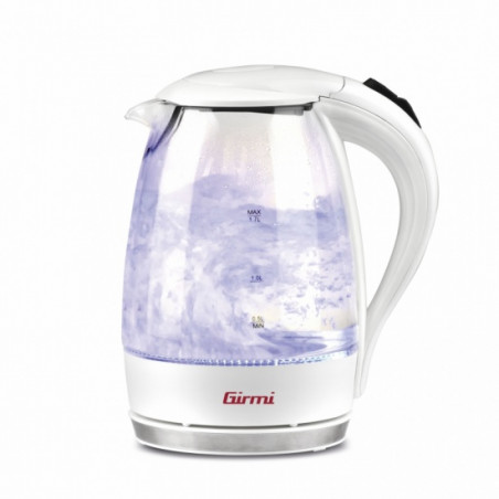 kettle de cristal y blanco GIRMI