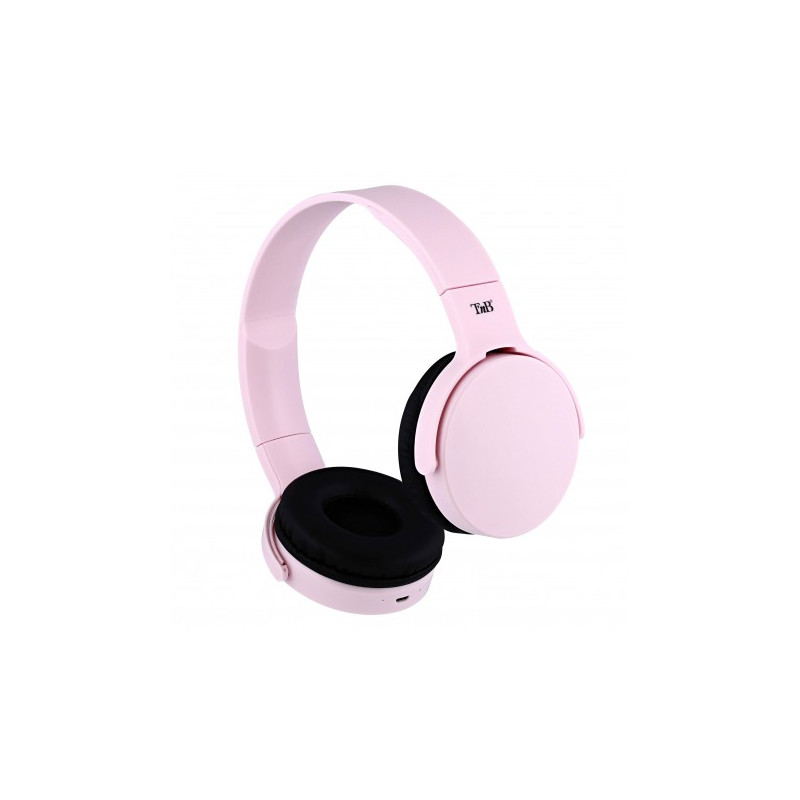auricular con micro de aro 5 0 Bluetooth rosa TNB