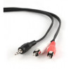 CABLE 3 5MM STEREO A RCA 1 5MM
