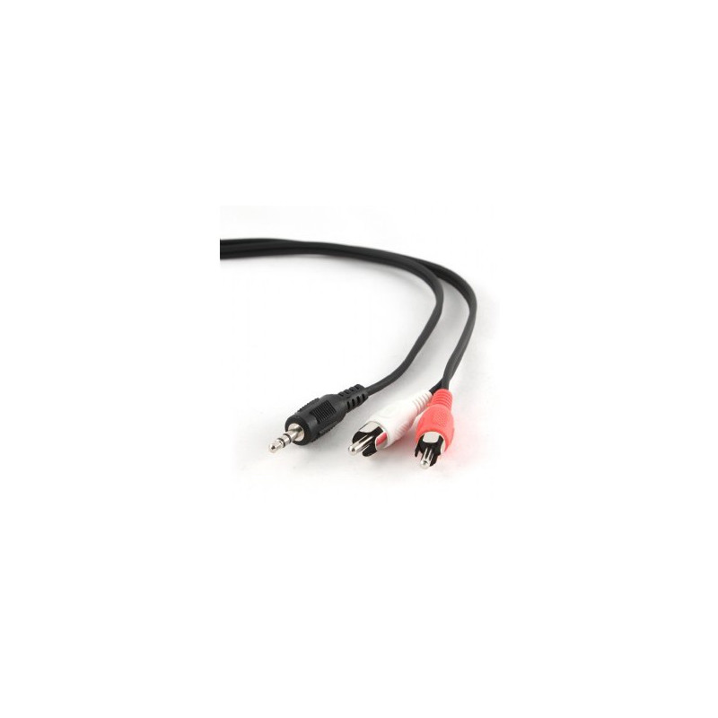 CABLE 3 5mm STEREO A RCA 5m