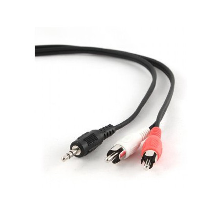 CABLE 3 5mm STEREO A RCA 5m