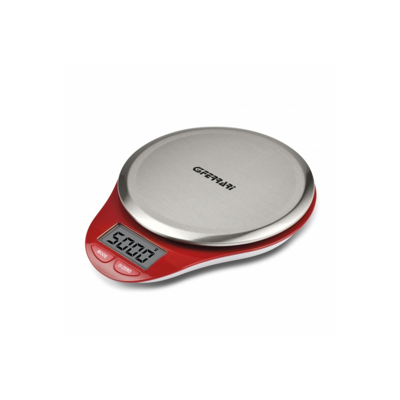 Balanza de cocina electrónica G3FERRARI roja Balanza de cocina electrónica G3FERRARI roja