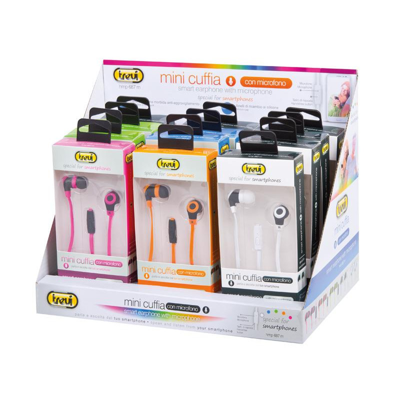 AURICULARES CON MICRÓFONO TREVI AURICULARES CON MICRÓFONO TREVI