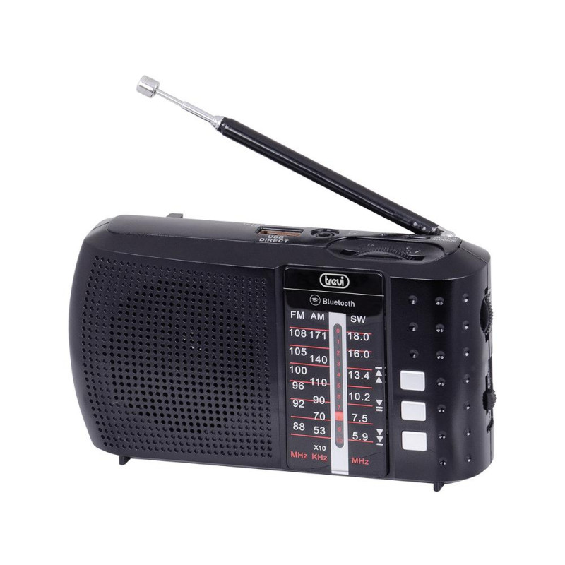 RADIO PORTÁTIL MULTIBANDA BLUETOOTH MP3 TREVI NEGR RADIO PORTÁTIL MULTIBANDA BLUETOOTH MP3 TREVI NEGR