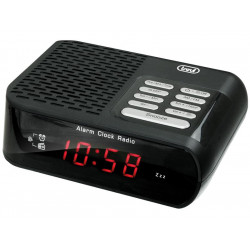 Radio reloj despertador trevi negro 