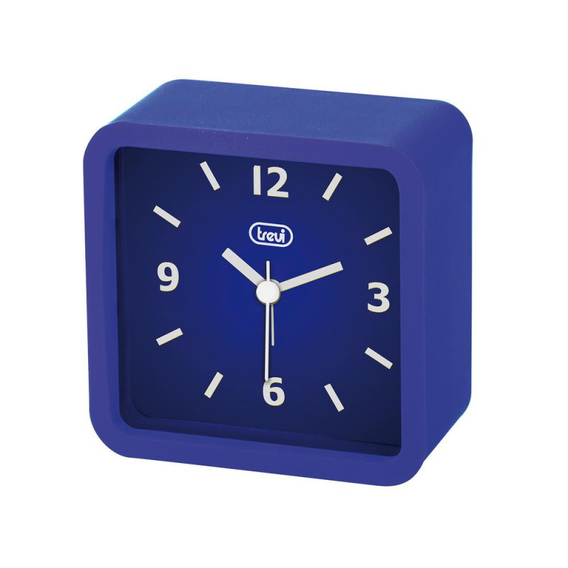  RELOJ DE CUARZO AZUL CON RELOJ DESPERTADOR