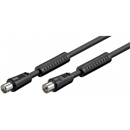 CABLE DE ANTENA DE 1 5 MTS CON FERRITA NEG WIRBOO