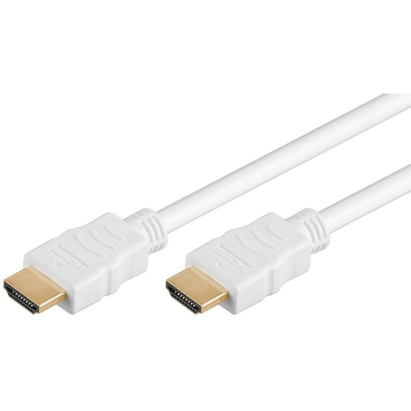CABLE HDMI CHAPADO EN ORO BLANCO 5M WIRBOO CABLE HDMI CHAPADO EN ORO BLANCO 5M WIRBOO
