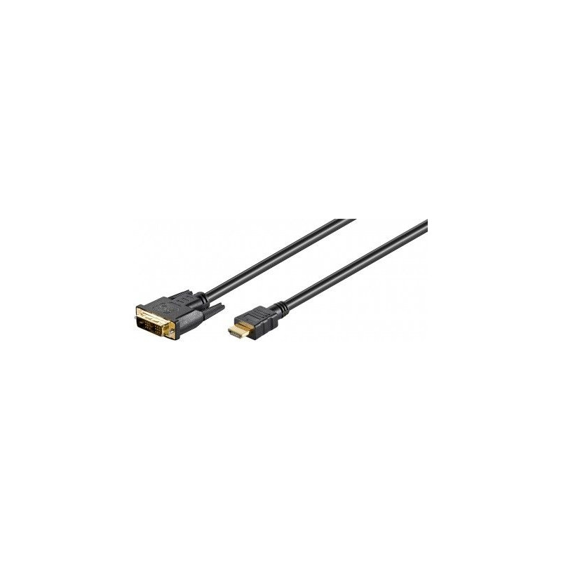 Cable DVI-D / HDMI ™ chapado en oro 2mts Cable DVI-D / HDMI ™ chapado en oro 2mts