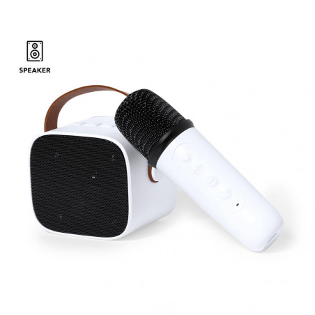 pack de karaoke con altavoz y micrófono