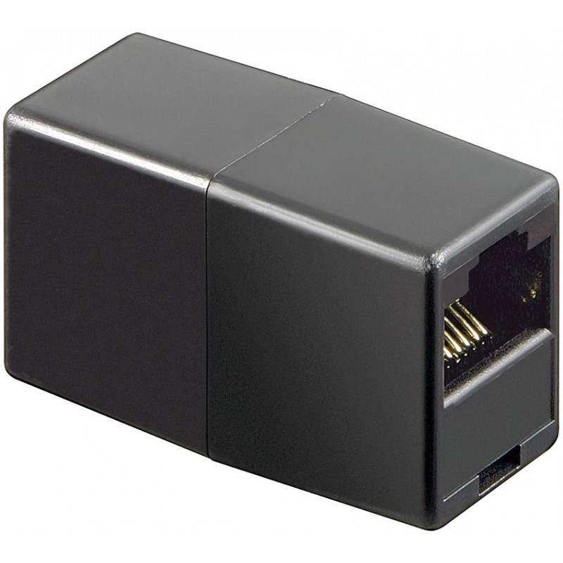 Adaptador RDSI 2 negro 2unidades por caja Adaptador RDSI 2 negro 2unidades por caja