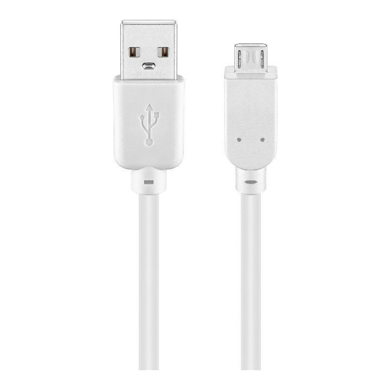 Cable USB 2 0 de alta velocidad blanco WIRBOO Cable USB 2 0 de alta velocidad blanco WIRBOO
