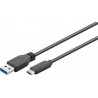 Cable USB-C ™ a USB A 3 0  negro WIRBOO