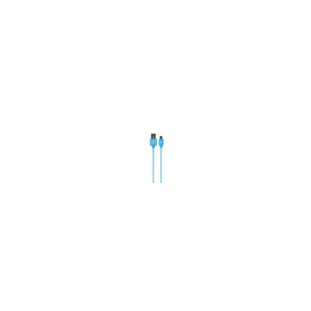 Cable de carga y datos micro USB 2 5m AZUL WIRBOO