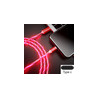 Cable carga y datos USB tipoC con luz roja WIRBOO