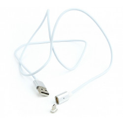 Magnetic Micro USB cable  silver  1 m WIRBOO