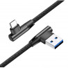 Cable USB-C a USB A 2 0 90    negro WIRBOO